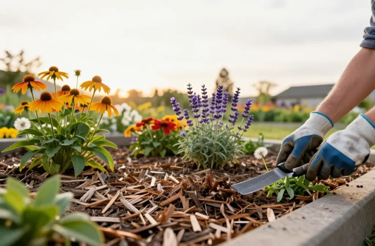 How to Keep Weeds Out of Flower Beds Naturally Forever