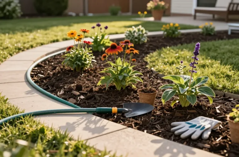 How to Plan a Simple Backyard Flower Bed From Scratch Fast